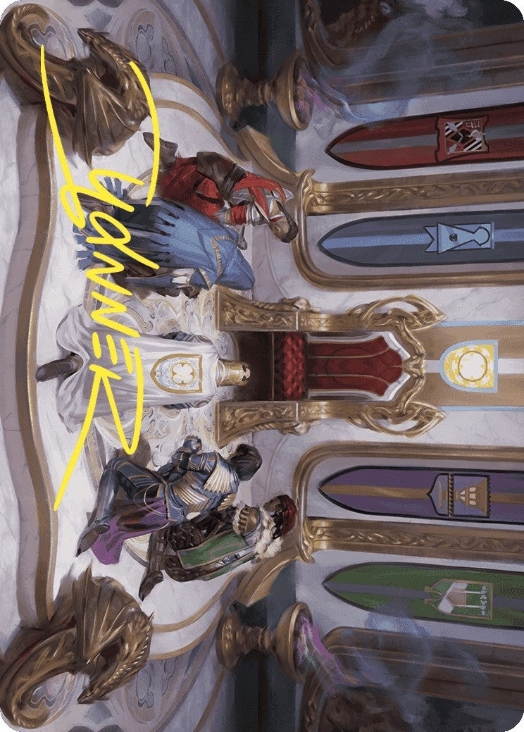 Throne of Eldraine Art Card (Gold-Stamped Signature) (55) (Art Series: Wilds of Eldraine)