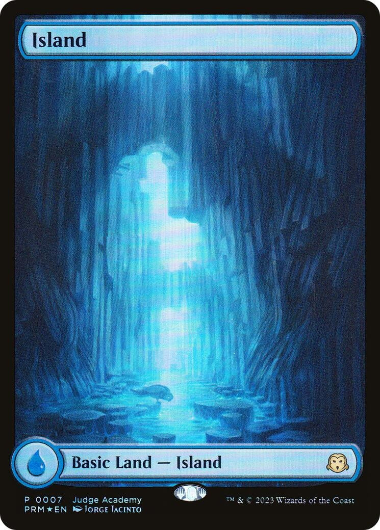 Island - Full Art (0007) (7) (Judge Promos)