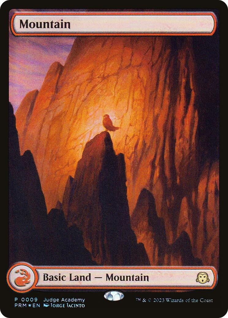 Mountain - Full Art (0009) (9) (Judge Promos)