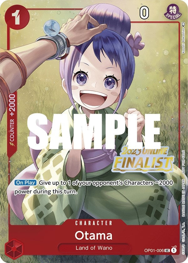 Image for Otama (Online Regional 2023) [Finalist] (OP01-006) (One Piece Promotion Cards) - One Piece Card Game