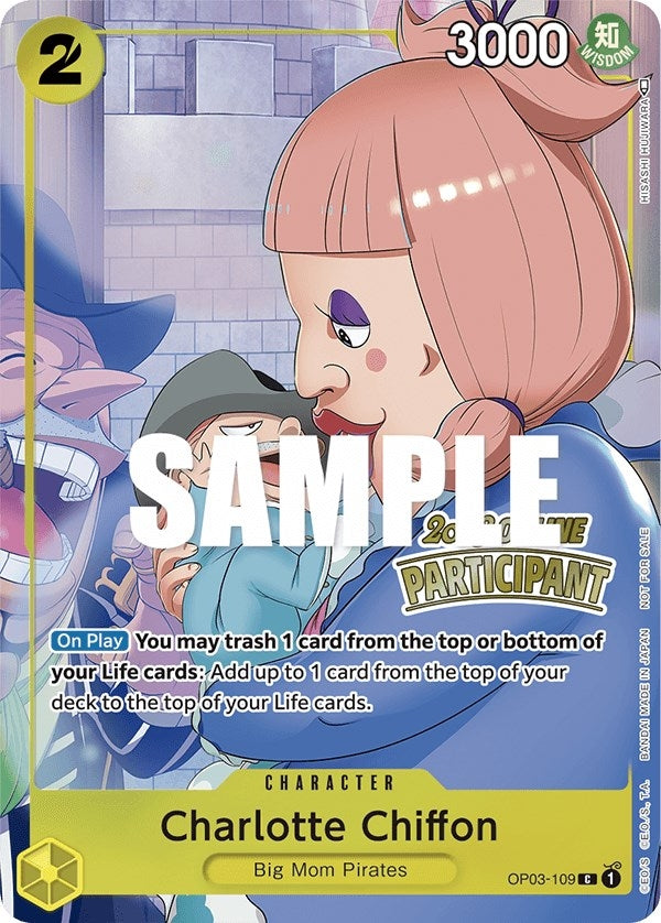 Image for Charlotte Chiffon (Online Regional 2023) [Participant] (OP03-109) (One Piece Promotion Cards) - One Piece Card Game