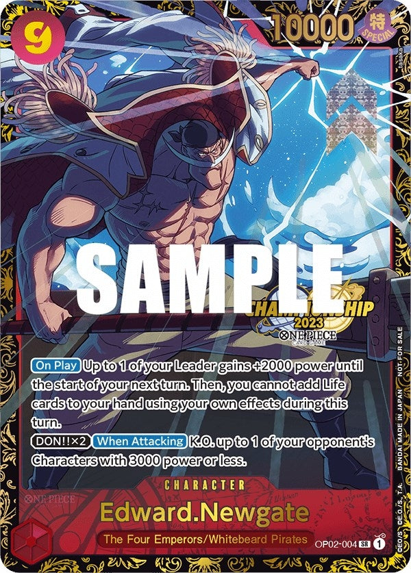 Image for Edward.Newgate (Championship 2023) (OP02-004) (One Piece Promotion Cards) - One Piece Card Game