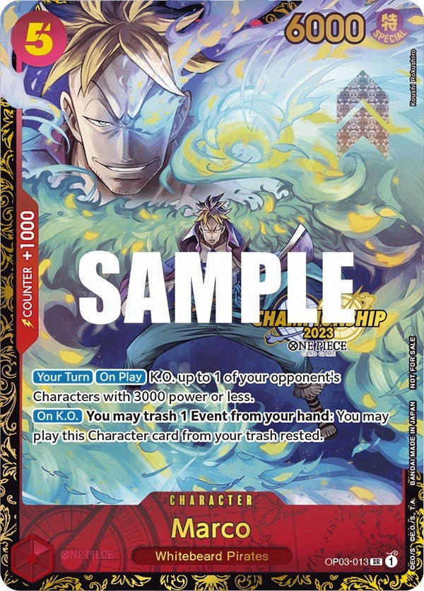 Image for Marco (Championship 2023) (OP03-013) (One Piece Promotion Cards) - One Piece Card Game