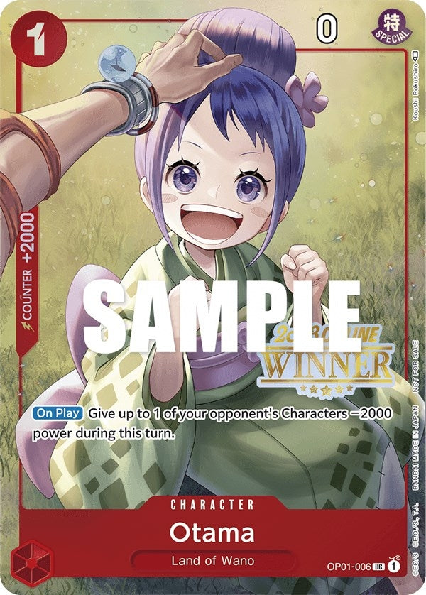 Image for Otama (Online Regional 2023) [Winner] (OP01-006) (One Piece Promotion Cards) - One Piece Card Game
