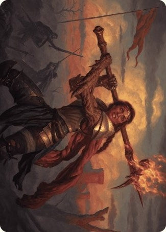 Imodane, the Pyrohammer Art Card (18) (Art Series: Wilds of Eldraine)