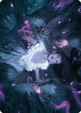 Neva, Stalked by Nightmares Art Card (30) (Art Series: Wilds of Eldraine)