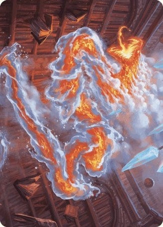 Scalding Viper Art Card (41) (Art Series: Wilds of Eldraine)