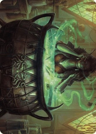 Agatha's Soul Cauldron Art Card (42) (Art Series: Wilds of Eldraine)