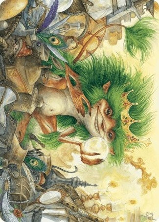 Knickknack Ouphe Art Card (50) (Art Series: Wilds of Eldraine)