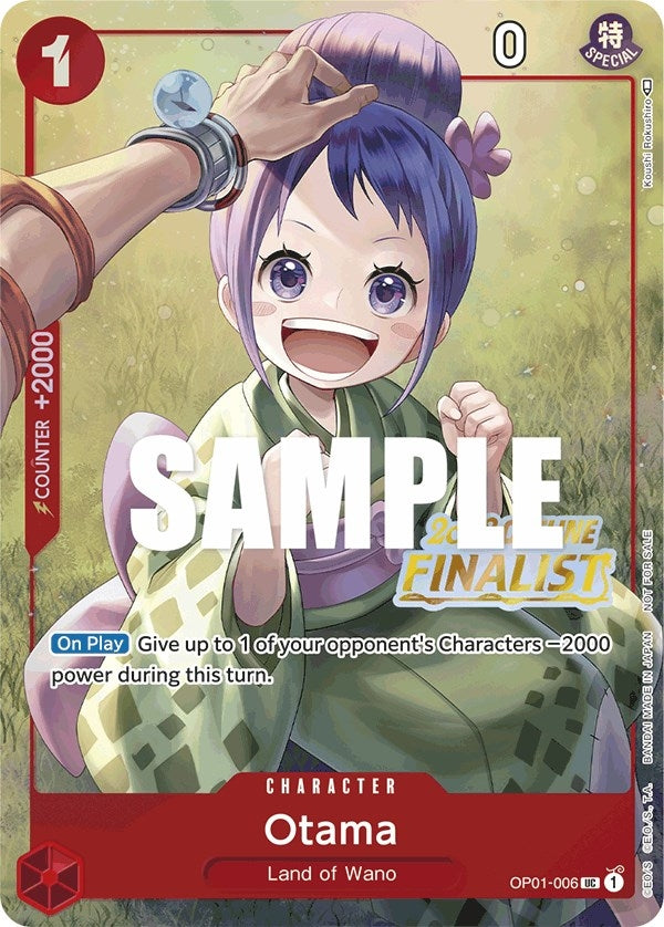 Image for Otama (Offline Regional 2023) [Finalist] (OP01-006) (One Piece Promotion Cards) - One Piece Card Game
