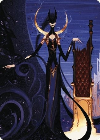 Ashiok, Wicked Manipulator Art Card (57/81) (57) (Art Series: Wilds of Eldraine)
