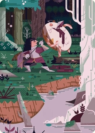 Stab Wound Art Card (69) (Art Series: Wilds of Eldraine)