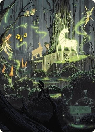 Primal Vigor Art Card (74) (Art Series: Wilds of Eldraine)