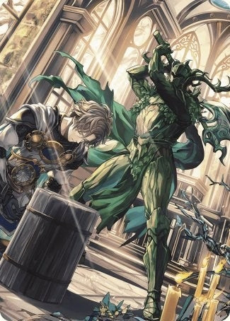 Karmic Justice Anime Art Card (77) (Art Series: Wilds of Eldraine)