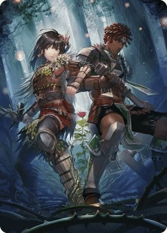 Defense of the Heart Art Card (81) (Art Series: Wilds of Eldraine)