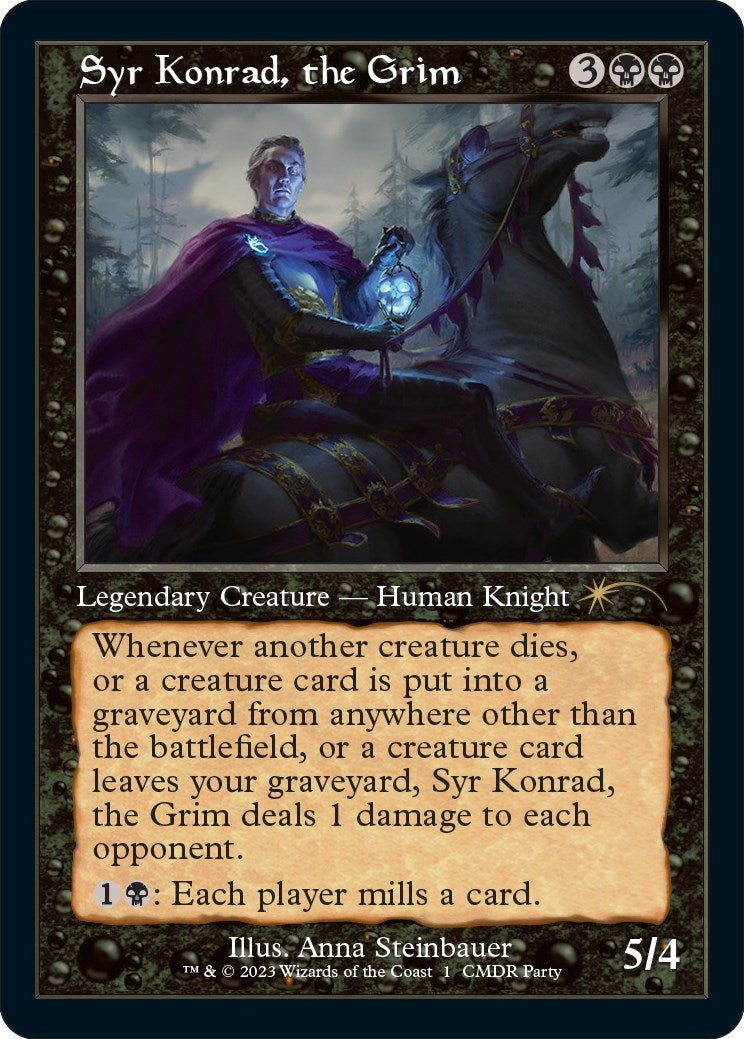 Syr Konrad, the Grim (Retro Frame) (1) (WPN & Gateway Promos)