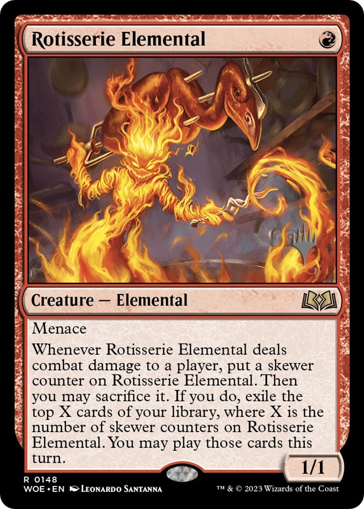 Rotisserie Elemental (148) (Promo Pack: Wilds of Eldraine)