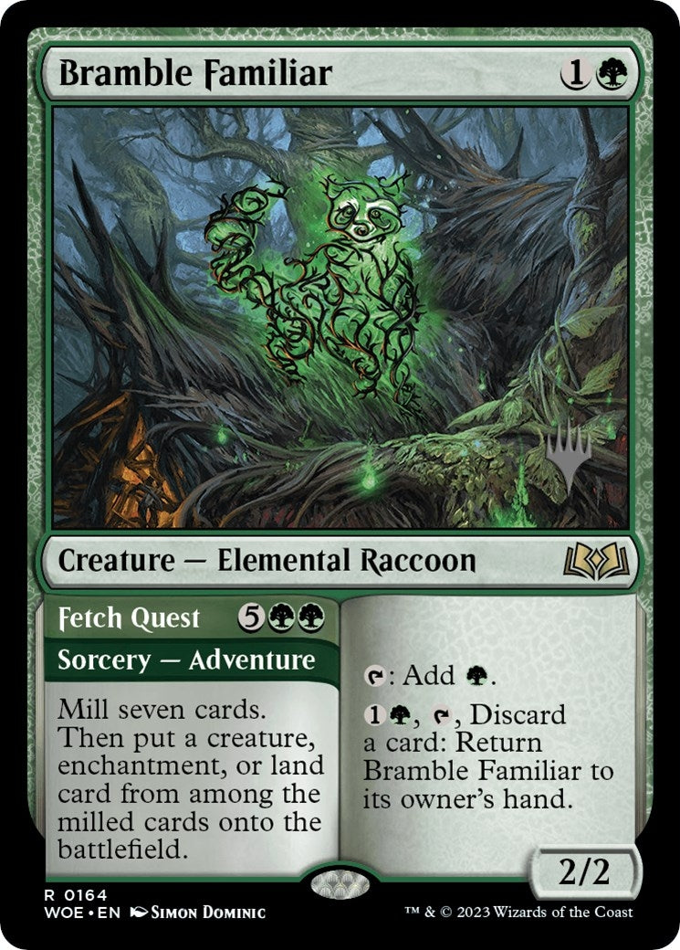 Bramble Familiar (164) (Promo Pack: Wilds of Eldraine)