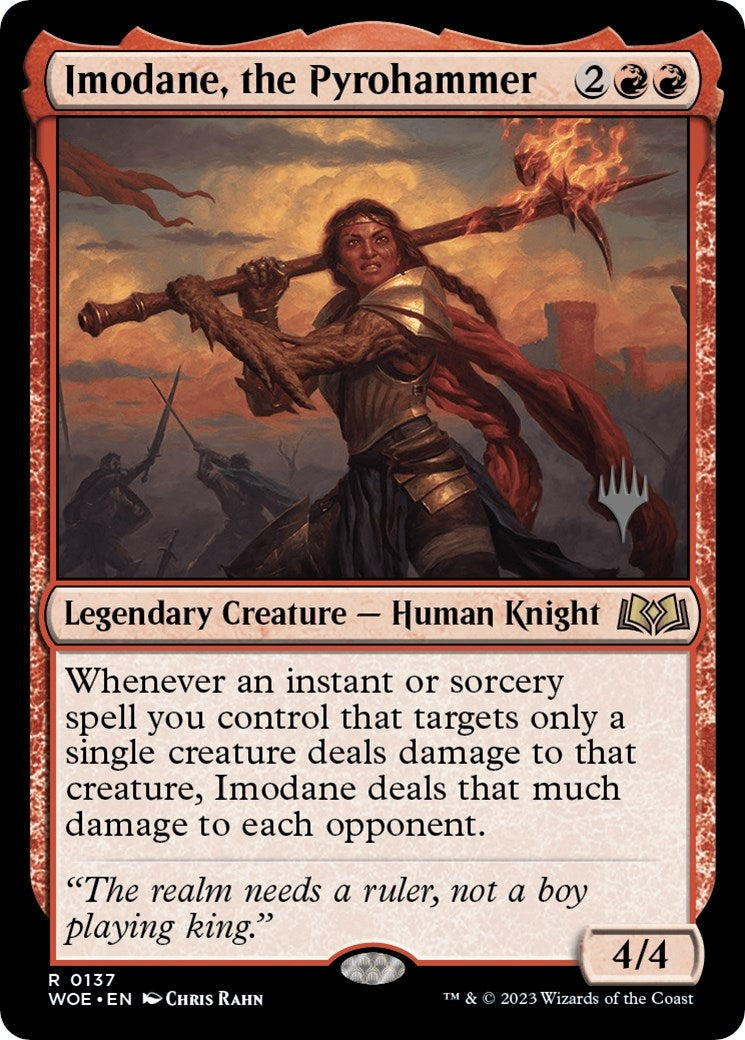 Imodane, the Pyrohammer (137) (Promo Pack: Wilds of Eldraine)