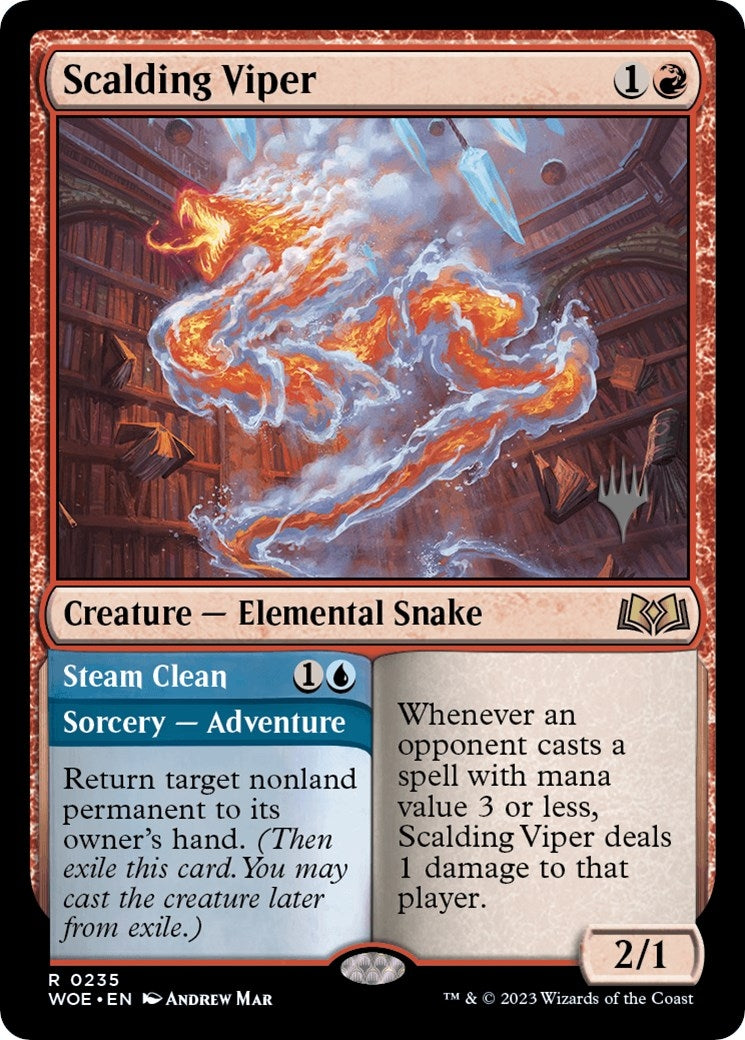 Scalding Viper (235) (Promo Pack: Wilds of Eldraine)