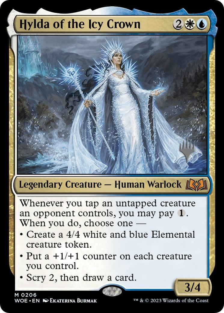 Hylda of the Icy Crown (206) (Promo Pack: Wilds of Eldraine)