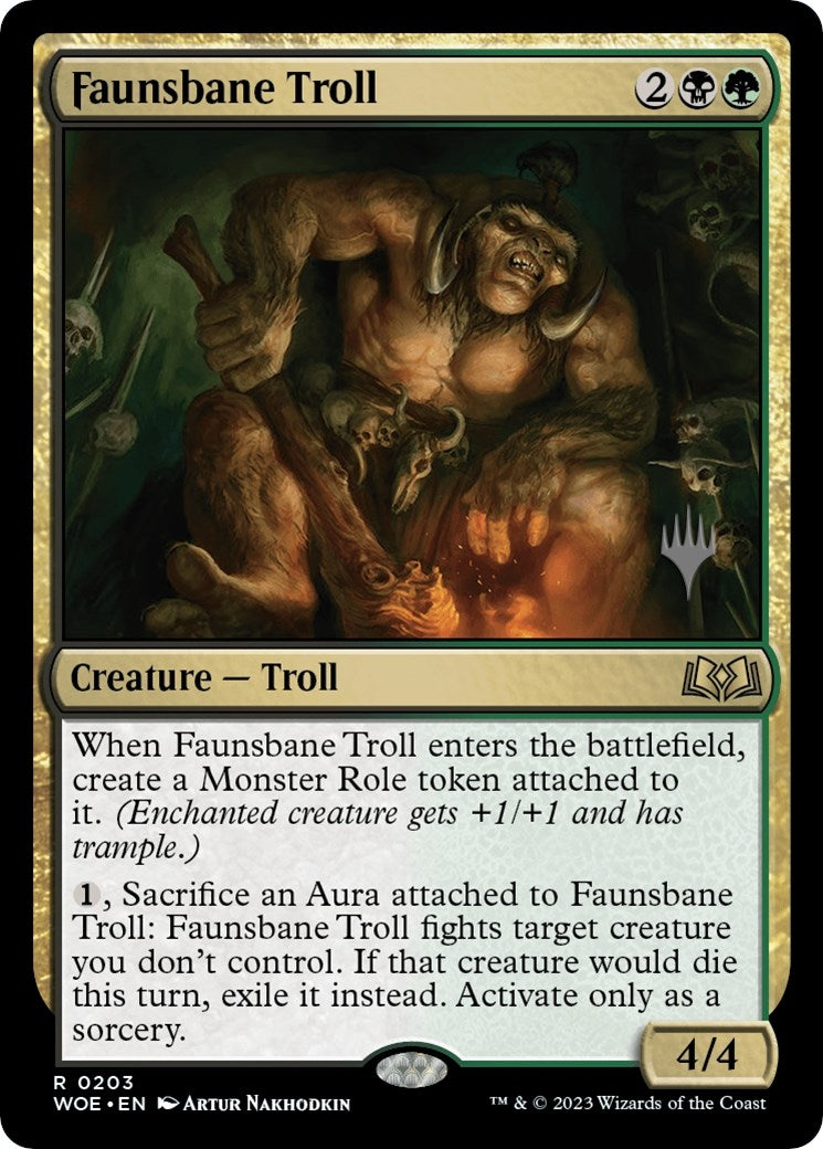 Faunsbane Troll (203) (Promo Pack: Wilds of Eldraine)