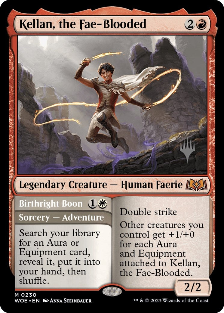 Kellan, the Fae-Blooded (230) (Promo Pack: Wilds of Eldraine)