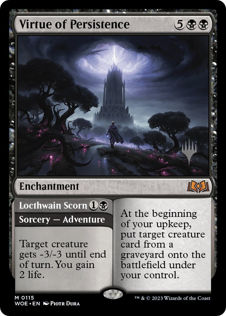 Virtue of Persistence (115) (Promo Pack: Wilds of Eldraine)