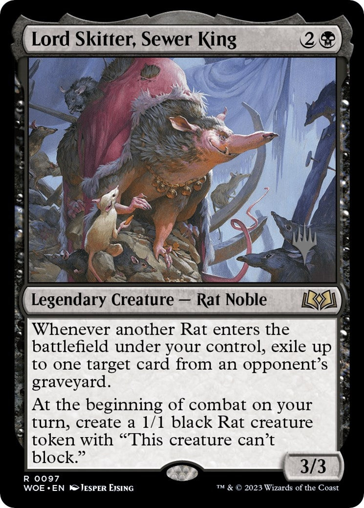 Lord Skitter, Sewer King (97) (Promo Pack: Wilds of Eldraine)