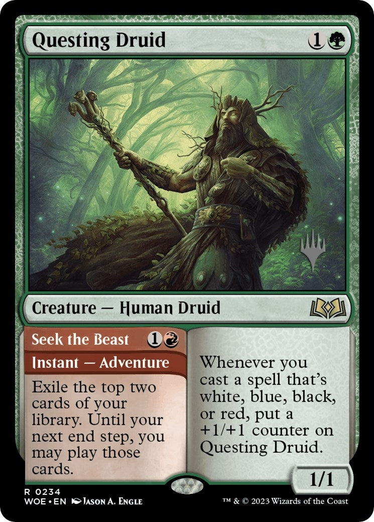 Questing Druid (234) (Promo Pack: Wilds of Eldraine)