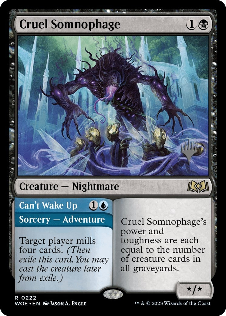 Cruel Somnophage (222) (Promo Pack: Wilds of Eldraine)