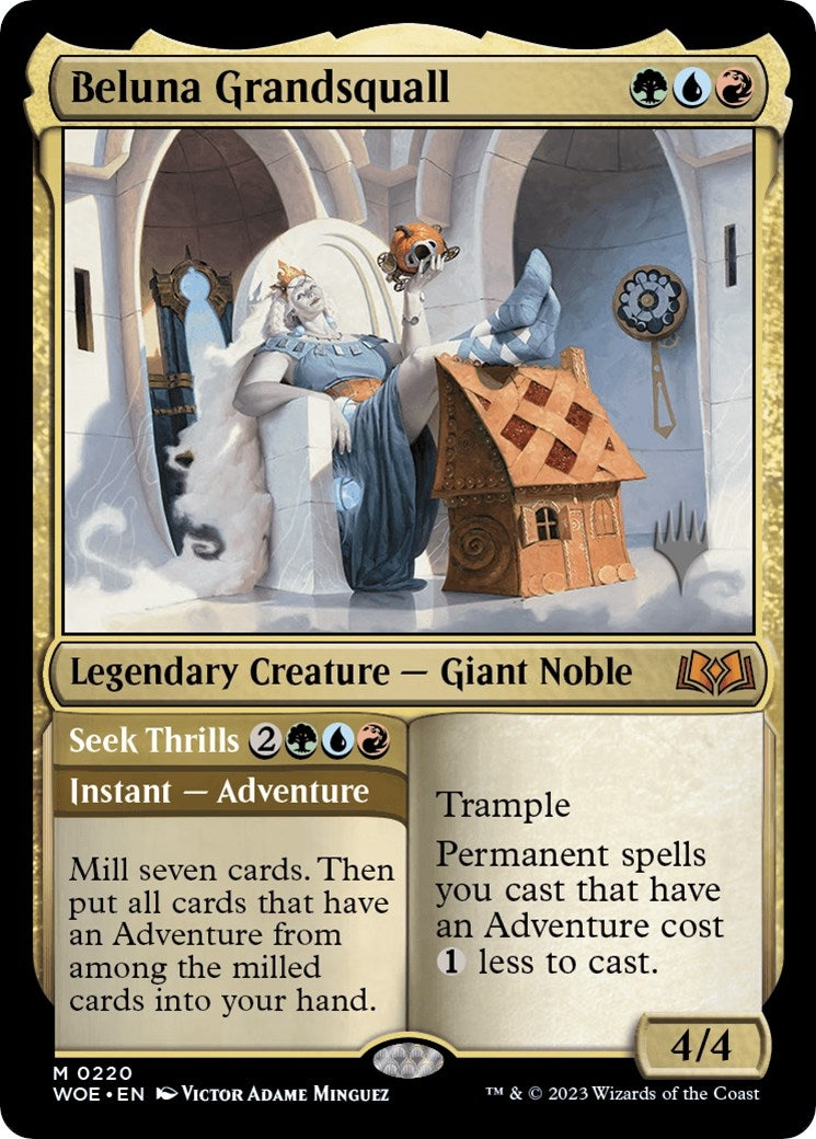 Beluna Grandsquall (220) (Promo Pack: Wilds of Eldraine)