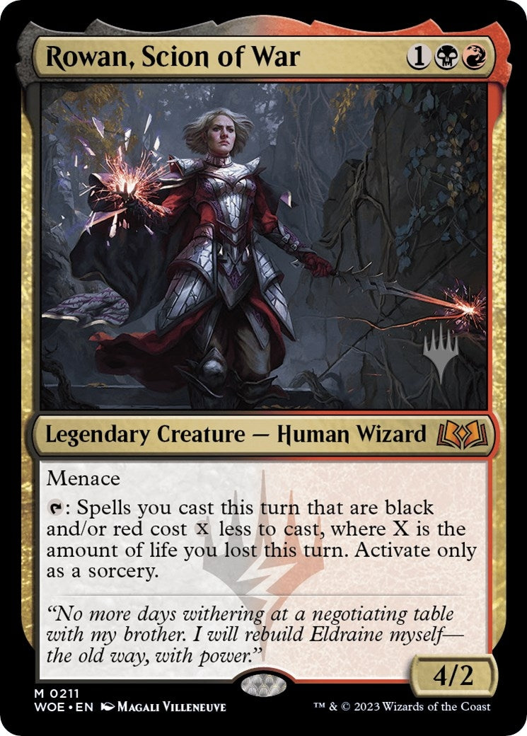 Rowan, Scion of War (211) (Promo Pack: Wilds of Eldraine)