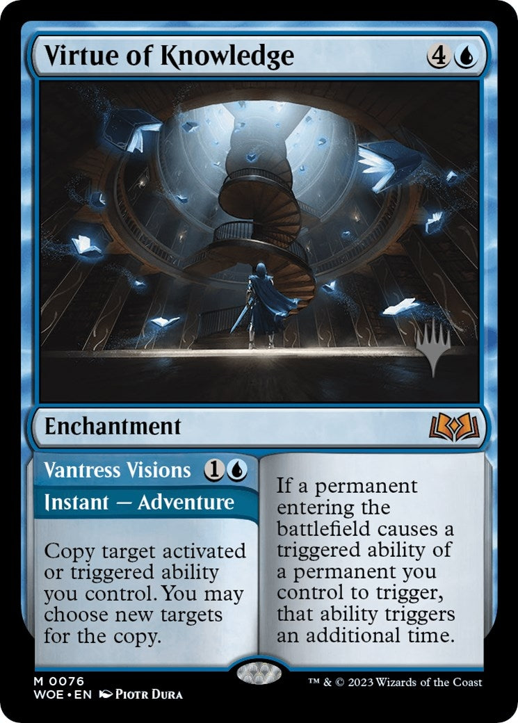 Virtue of Knowledge (76) (Promo Pack: Wilds of Eldraine)