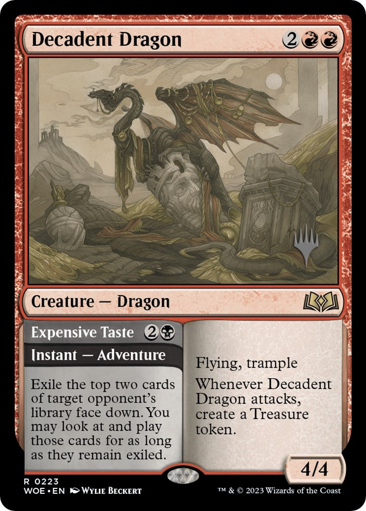 Decadent Dragon (223) (Promo Pack: Wilds of Eldraine)