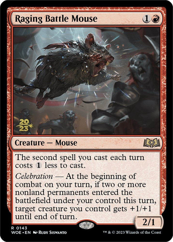Raging Battle Mouse (143) (Prerelease Cards)