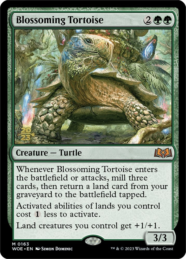 Blossoming Tortoise (163) (Prerelease Cards)
