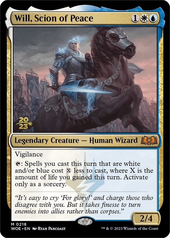 Image for Will, Scion of Peace (218) - Magic: The Gathering