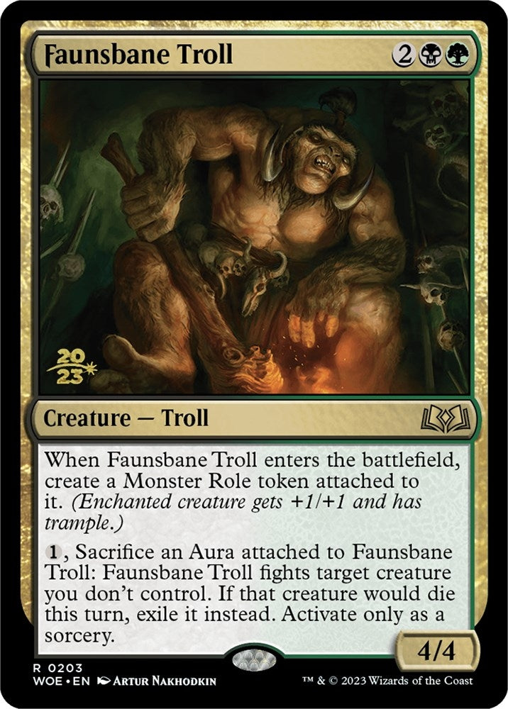 Faunsbane Troll (203) (Prerelease Cards)