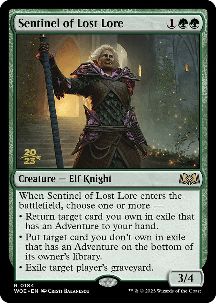 Sentinel of Lost Lore (184) (Prerelease Cards)