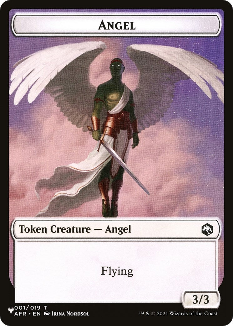 Angel // Soldier Double-Sided Token (1 // 2) (The List Reprints)