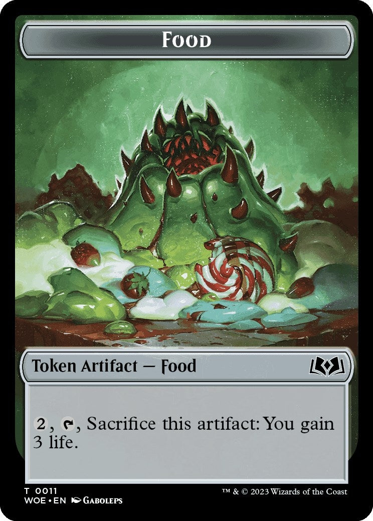Food (0011) Token (11) (Wilds of Eldraine)