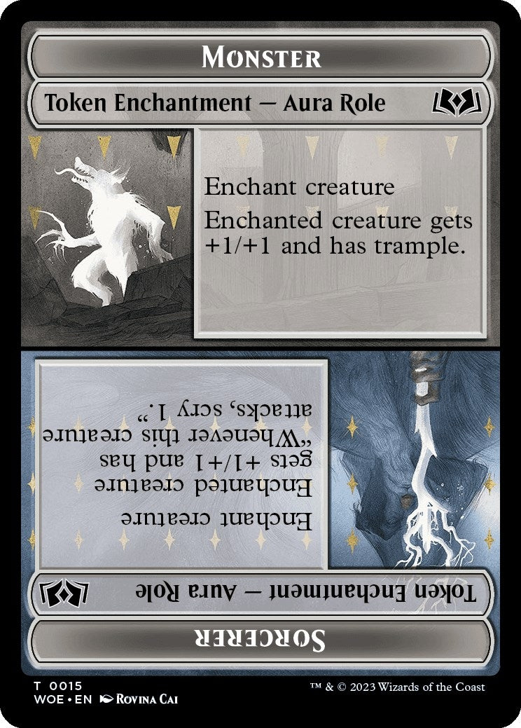 Monster Role / Sorcerer Role Token (15) (Wilds of Eldraine)