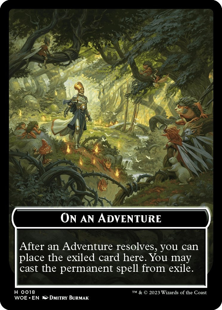 Emblem - On an Adventure (18) (Wilds of Eldraine)
