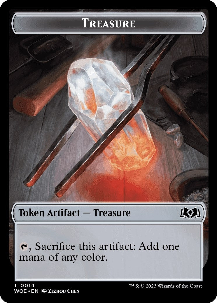 Image for Treasure // Food (0013) Double-Sided Token (14 // 13) - Magic: The Gathering