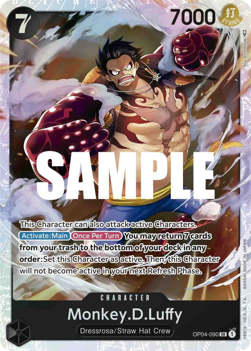 Image for Monkey.D.Luffy (090) (OP04-090) (Kingdoms of Intrigue) - One Piece Card Game