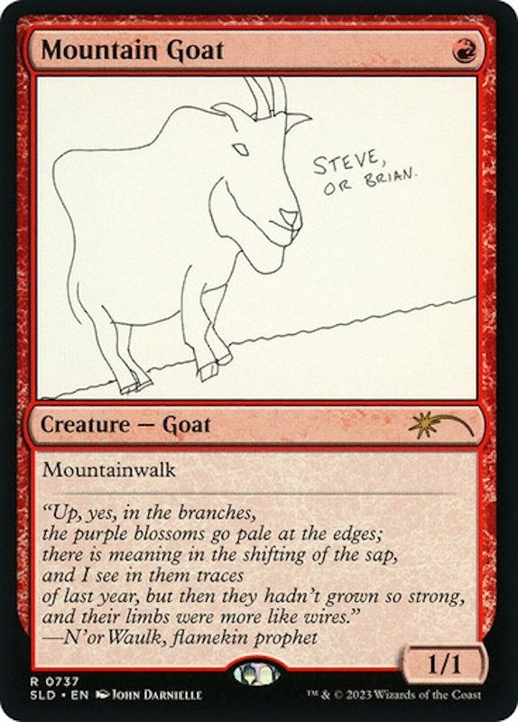 Mountain Goat (737) (Secret Lair Drop Series)