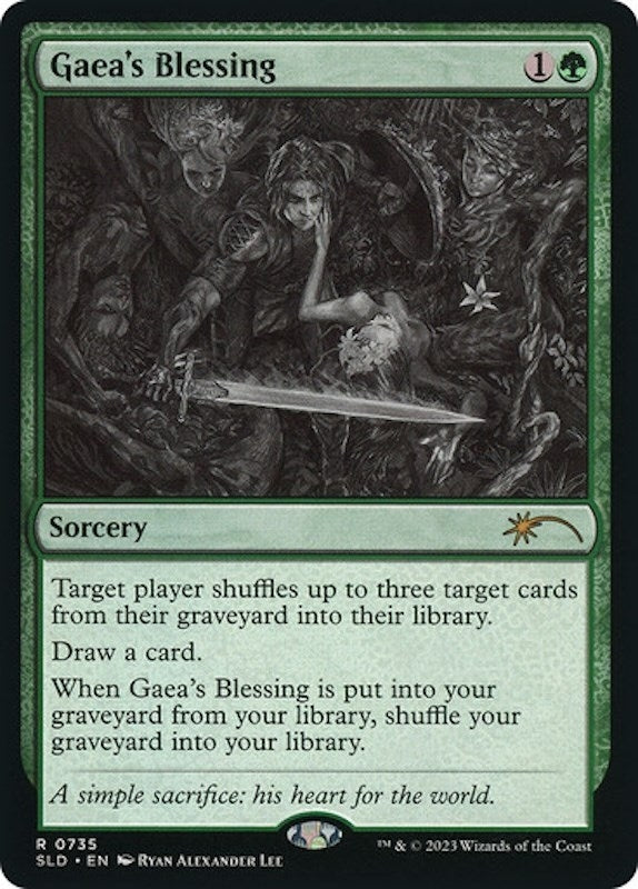 Gaea's Blessing (Sketch Showcase) (735) (Secret Lair Drop Series)