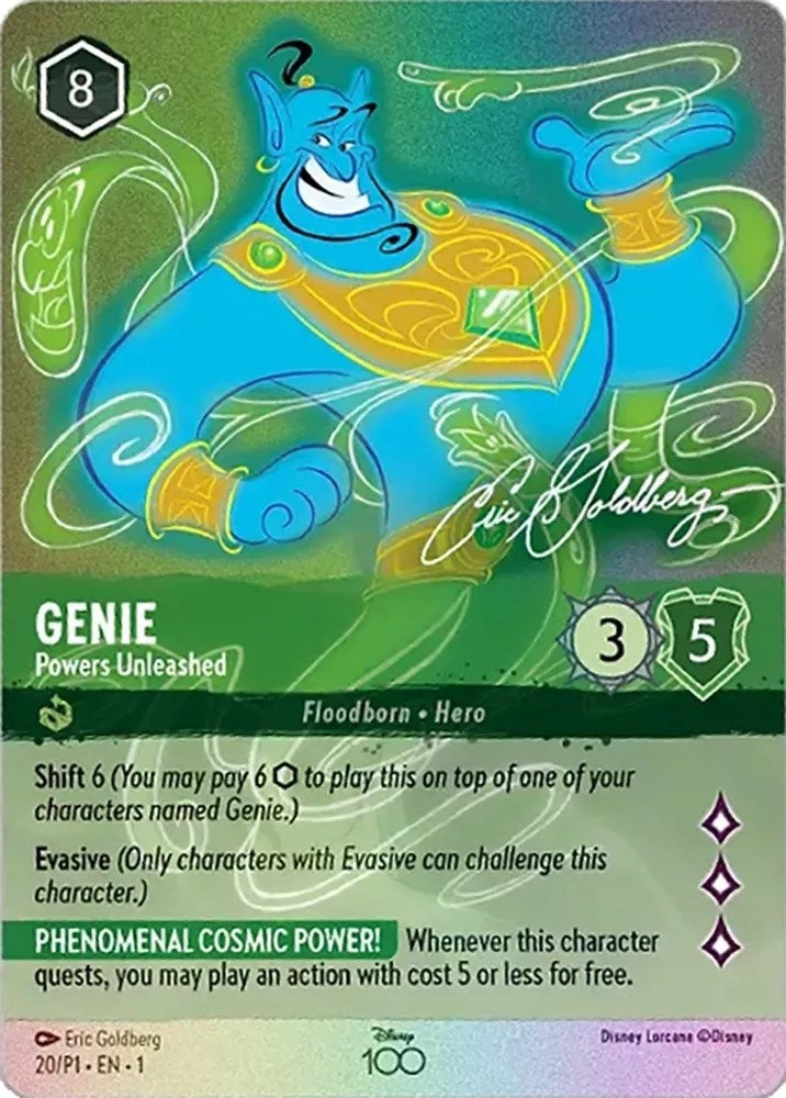 Genie - Powers Unleashed (Alternate Art) (20) (Disney100 Promos)