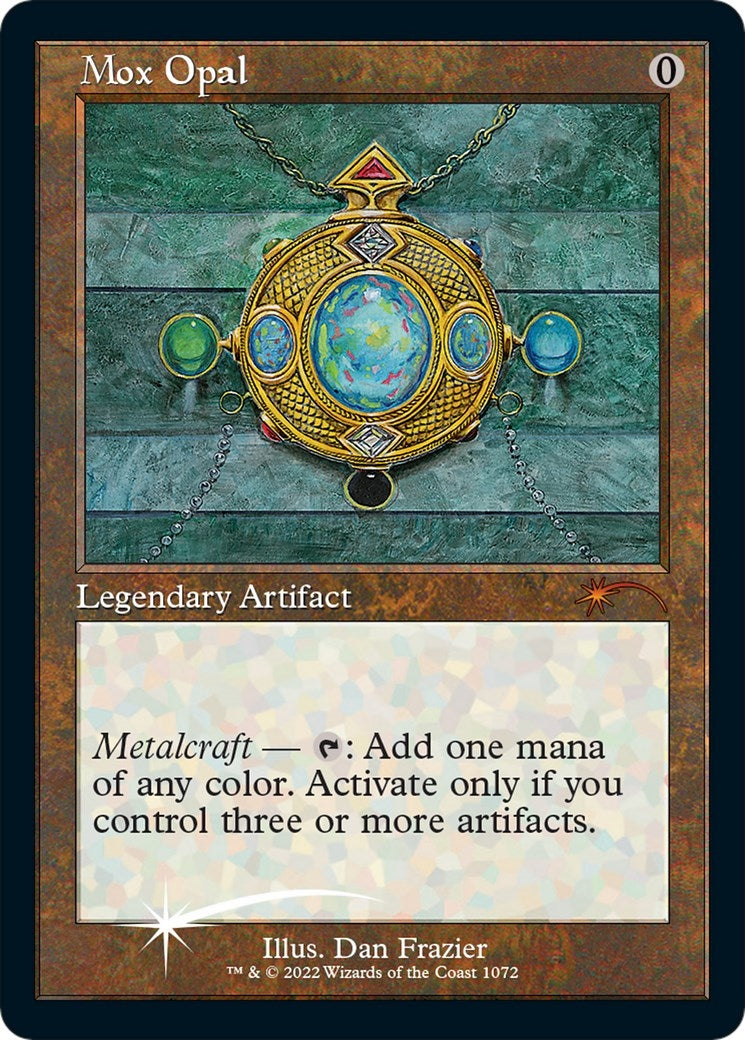 Mox Opal (Retro Frame) (Foil Etched) (1072) (Secret Lair Drop Series)